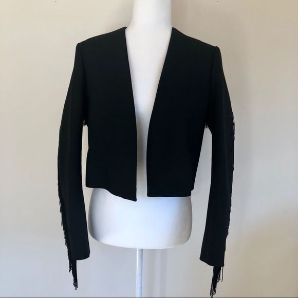 maje black blazer